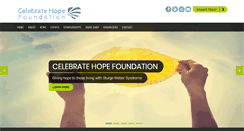 Desktop Screenshot of celebratehopefoundation.org